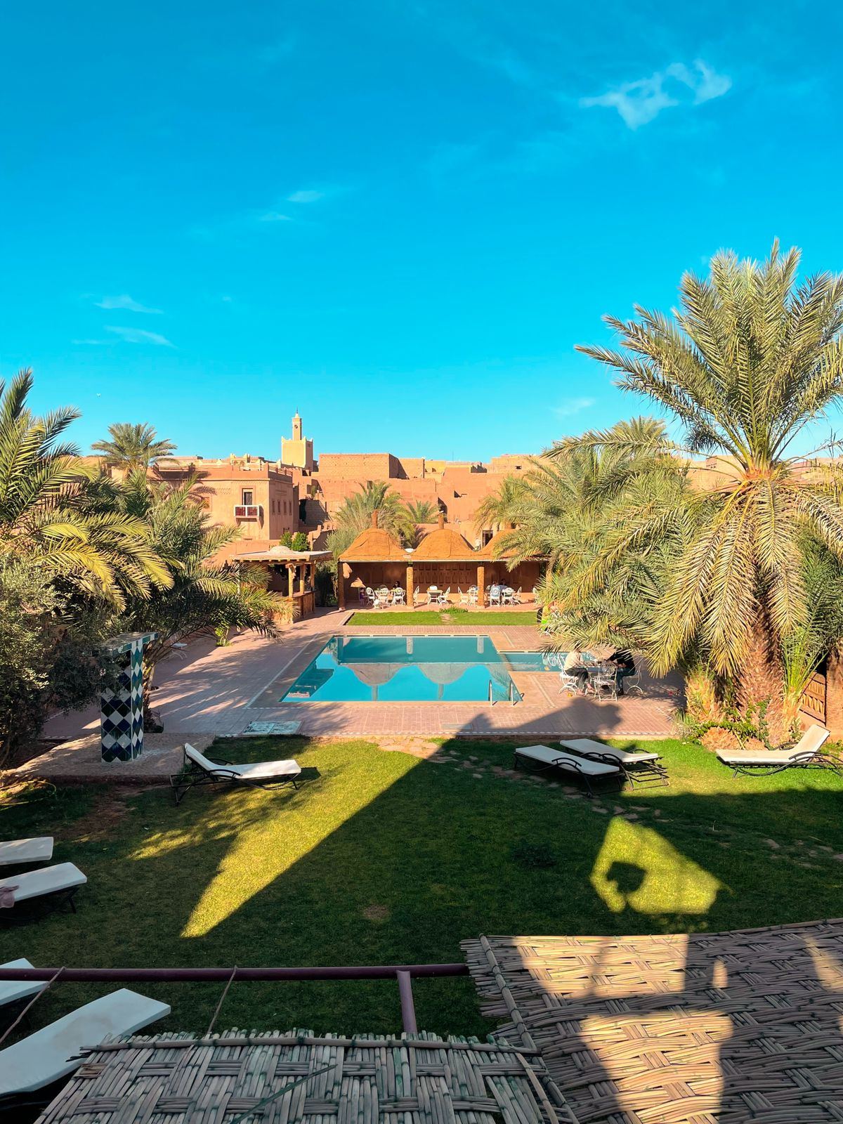 Quiet Kasbah pool near Zagora